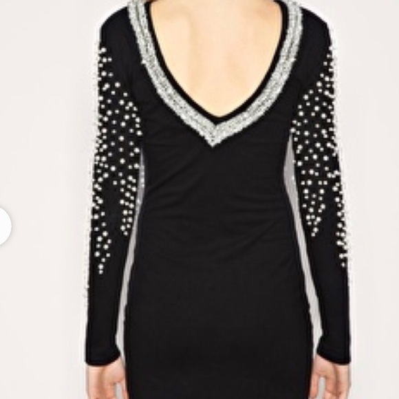 ASOS Pearl Embellished Dress - Picture 2 of 11